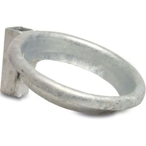 Male Part Italian Galvanised Steel Clamp Ring For Distributor