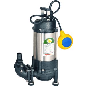 JS GS-1200 AUTO - 1 1/4" Submersible Grinder Sewage Pump With Float Switch 240v