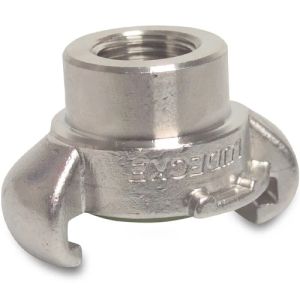 Stainless Steel 1/2" Quick Coupler With Female Thread 12 Bar 