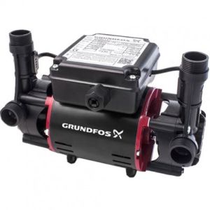Grundfos STR2-1.5 C Twin Impeller Regenerative Shower Booster Pump (x4 Hoses Inc.)