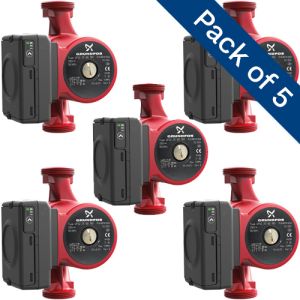 Grundfos UPS2 25-80 (180) A+ Eff. Domestic Light Commercial Heating Circulator 240v - Trade Pack Of 5